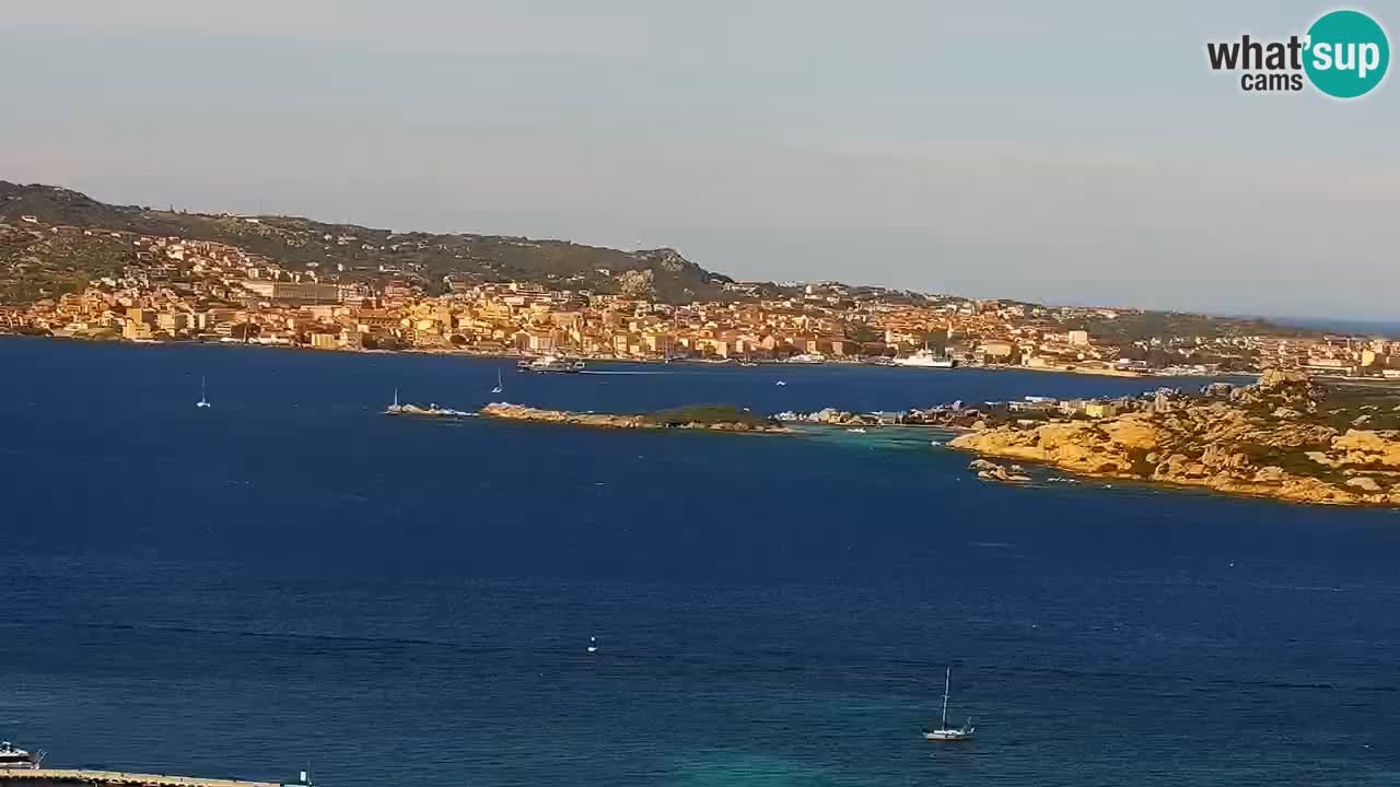 LIVE de la Sardaigne livecam Palau – Superbe panorama