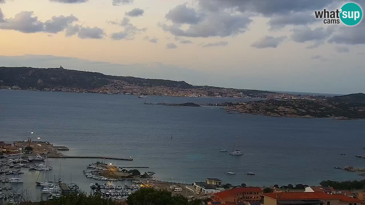 Sardinija u živo web kamera Palau – Panoramski pogled