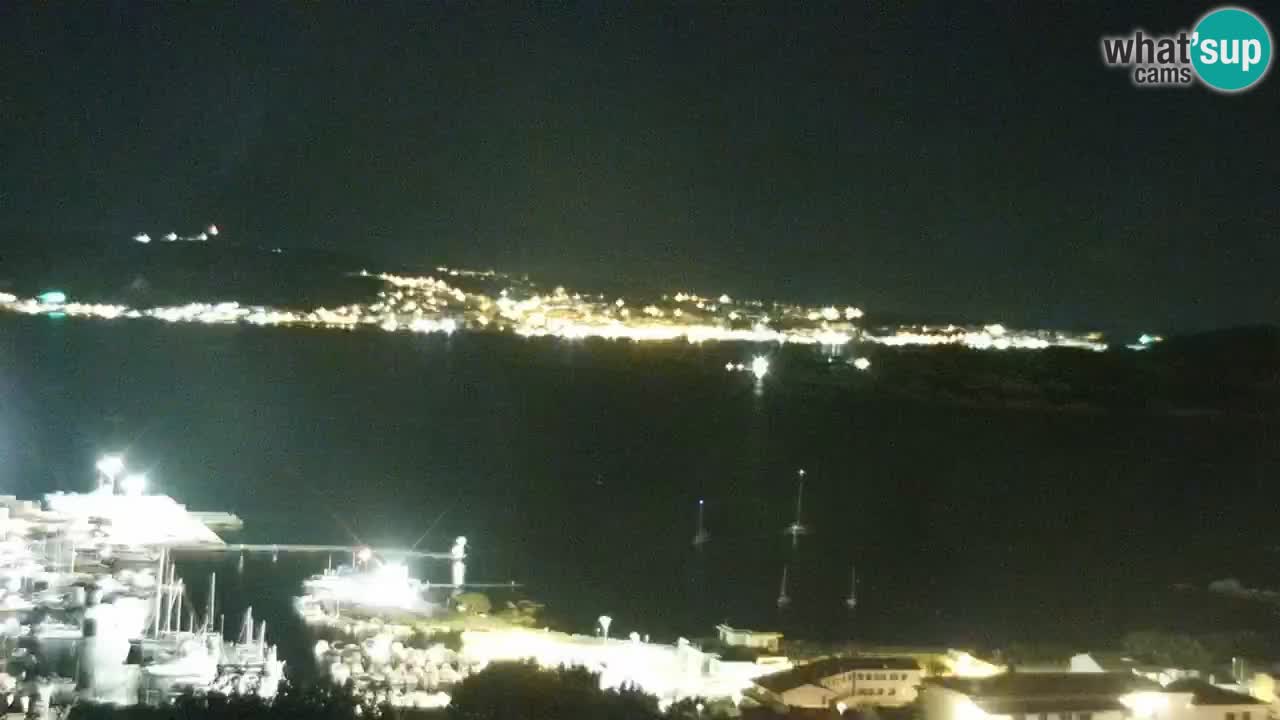 Sardinija v živo spletna kamera Palau – Panoramski pogled