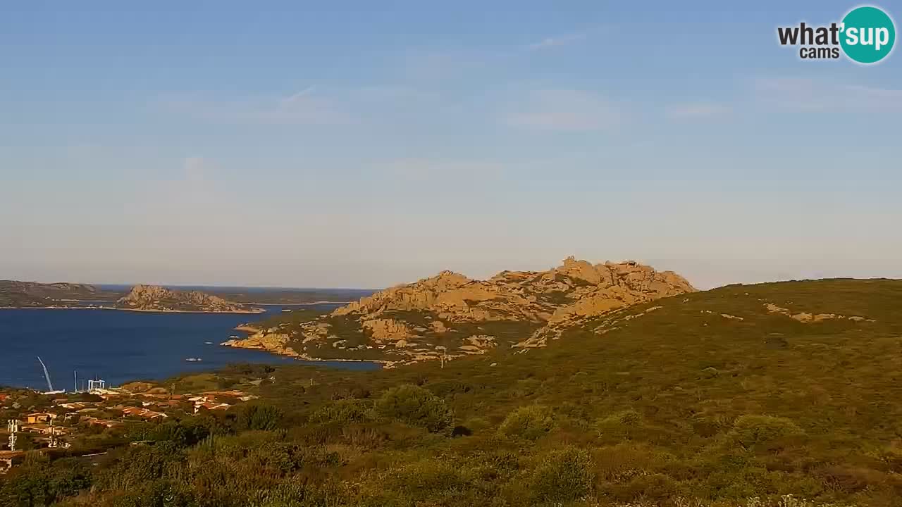 Sardinija u živo web kamera Palau – Panoramski pogled