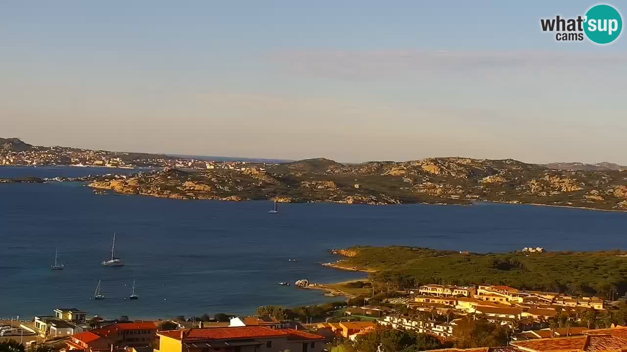 LIVE de la Sardaigne livecam Palau – Superbe panorama