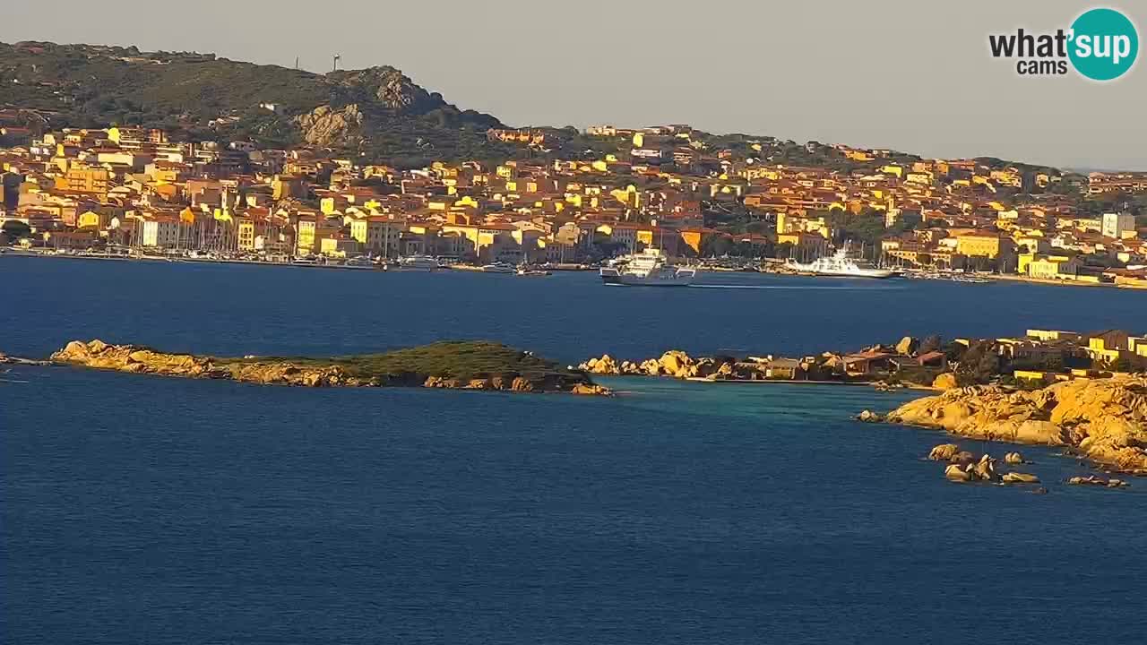 LIVE de la Sardaigne livecam Palau – Superbe panorama