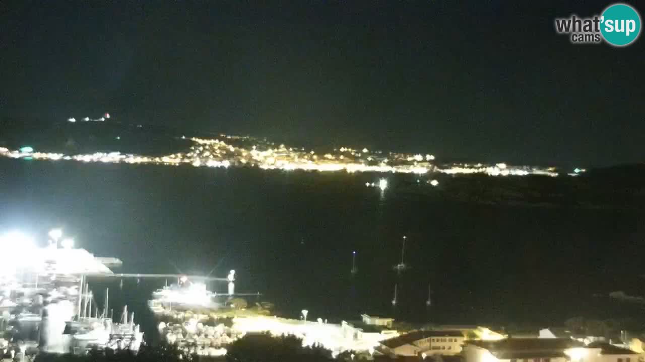 LIVE Sardinien webcam Palau – Panoramablick