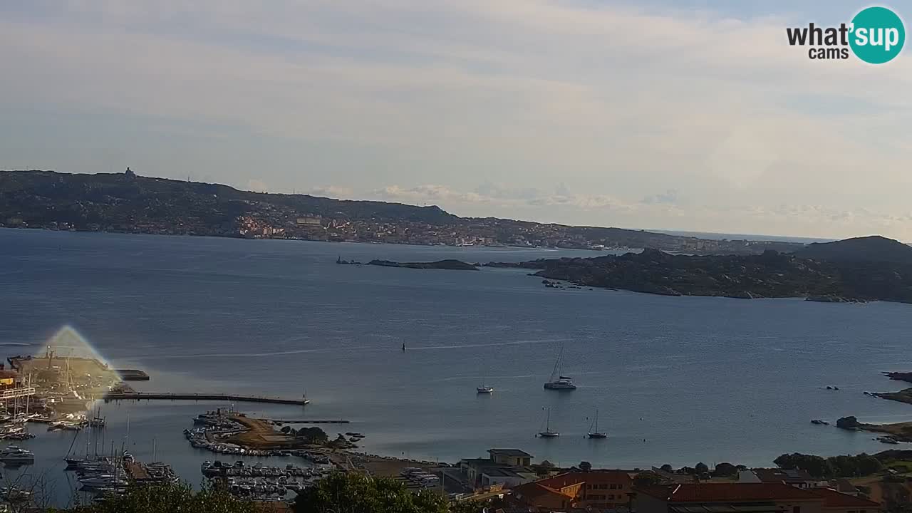 LIVE Sardinien webcam Palau – Panoramablick