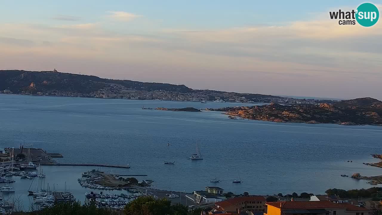 Sardinija v živo spletna kamera Palau – Panoramski pogled