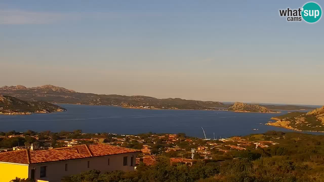 Sardinija v živo spletna kamera Palau – Panoramski pogled