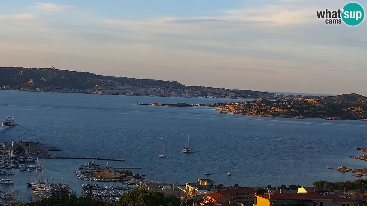 LIVE Sardinia webcam Palau – Panorama impresionante