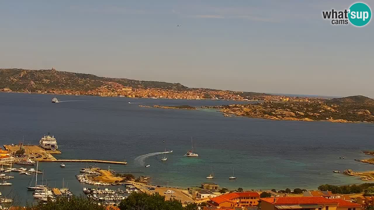 LIVE de la Sardaigne livecam Palau – Superbe panorama