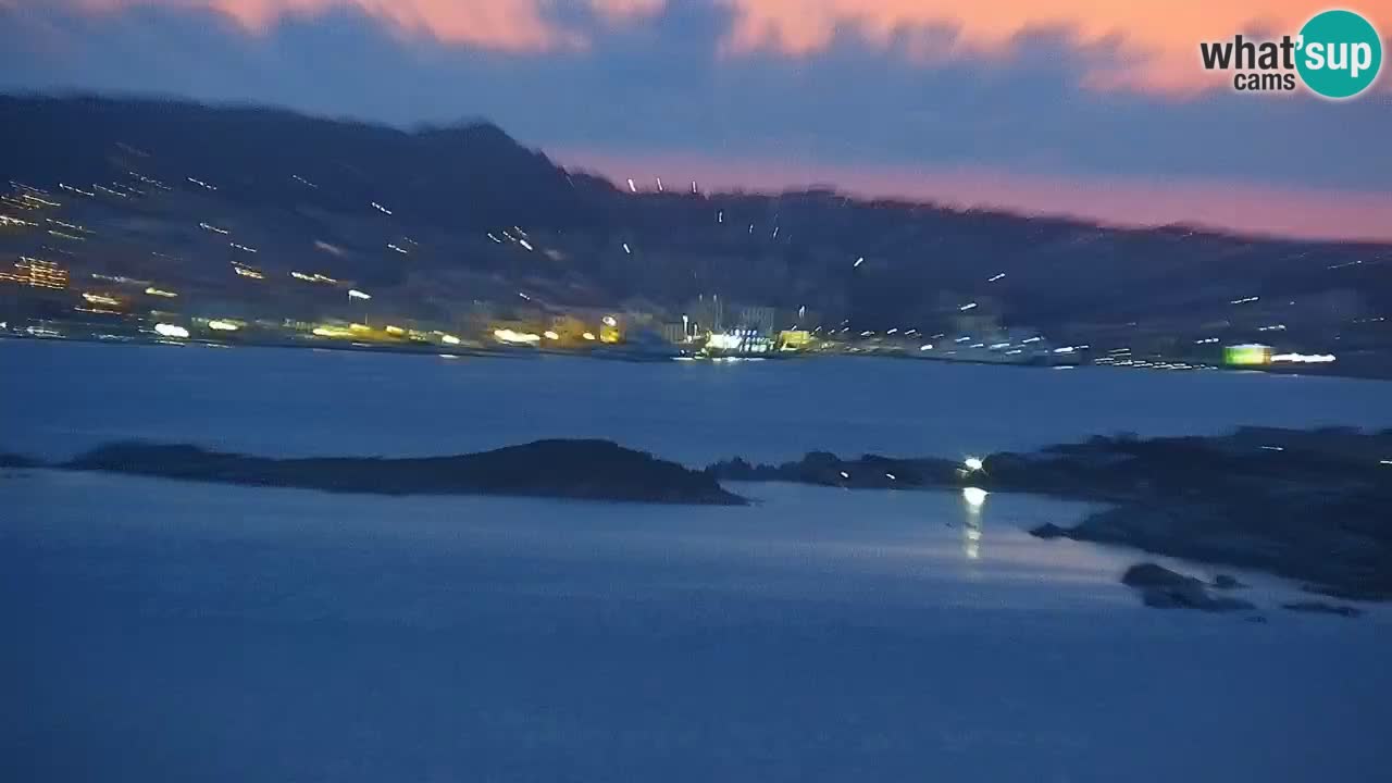 Sardinija u živo web kamera Palau – Panoramski pogled