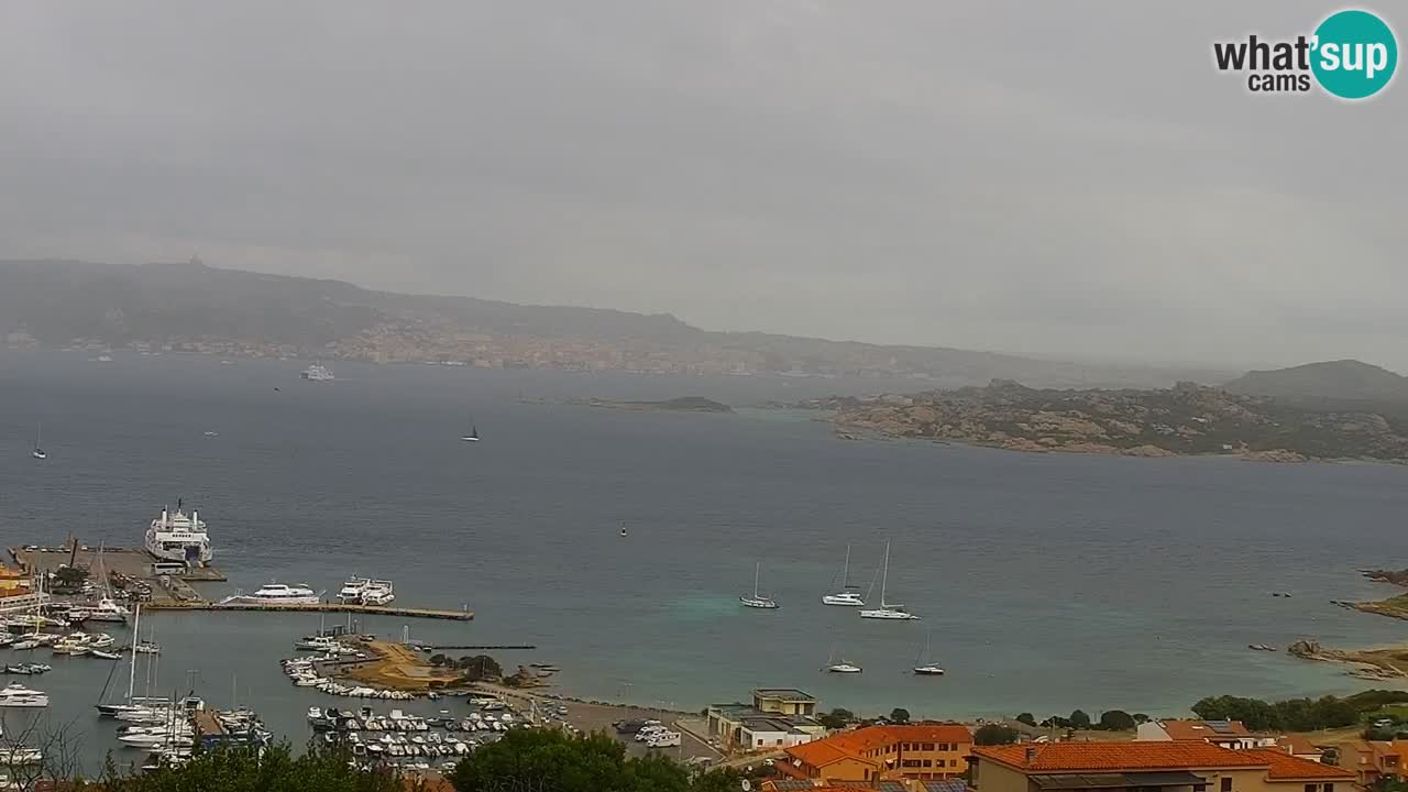 LIVE Sardinien webcam Palau – Panoramablick