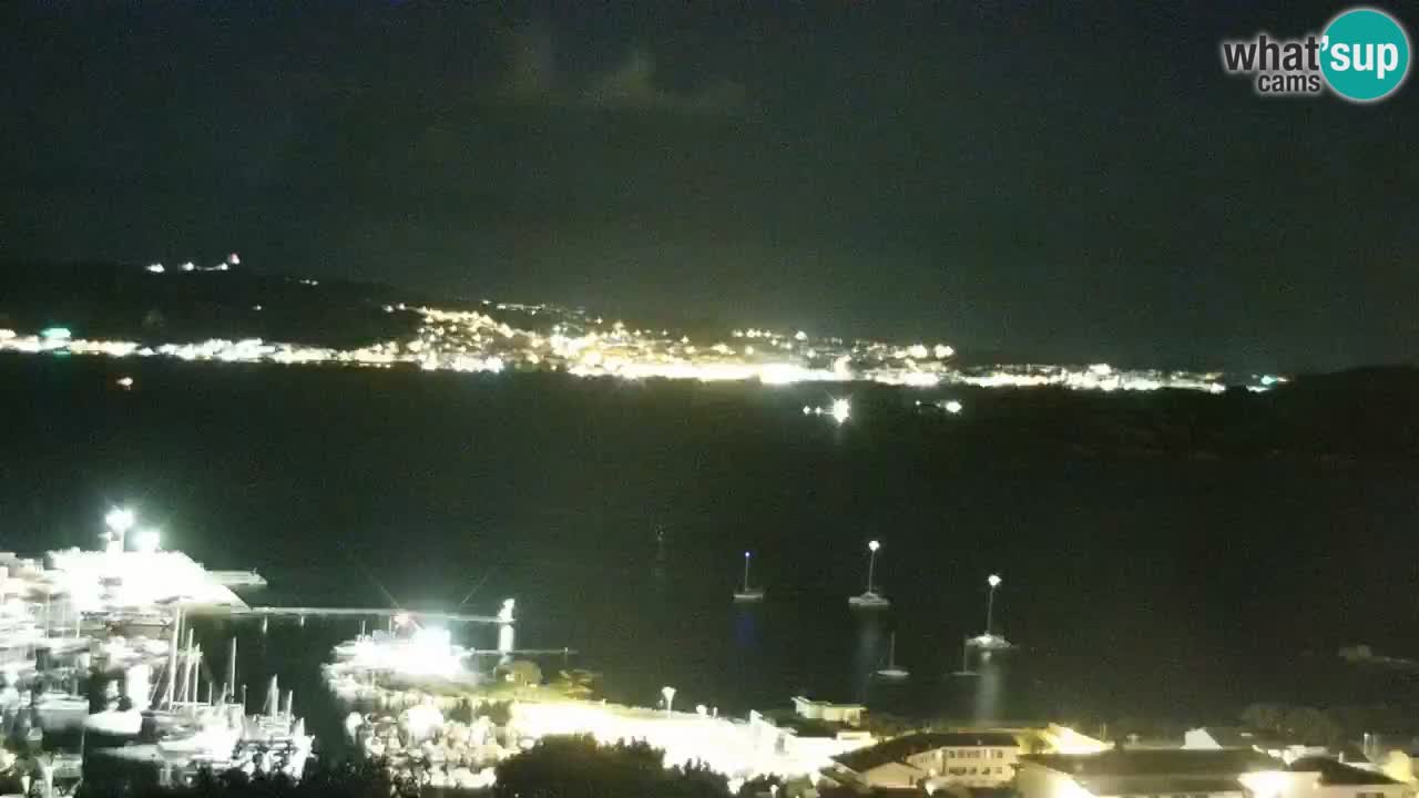 Sardinija v živo spletna kamera Palau – Panoramski pogled