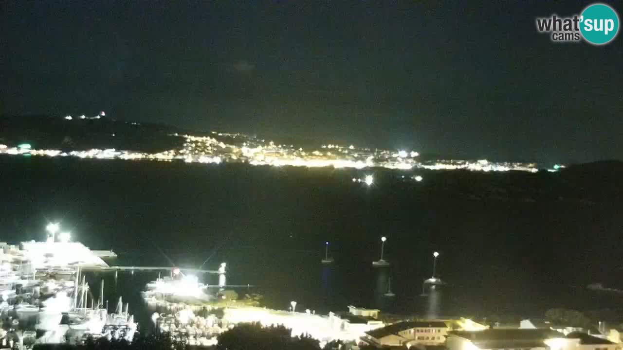 Sardinija v živo spletna kamera Palau – Panoramski pogled