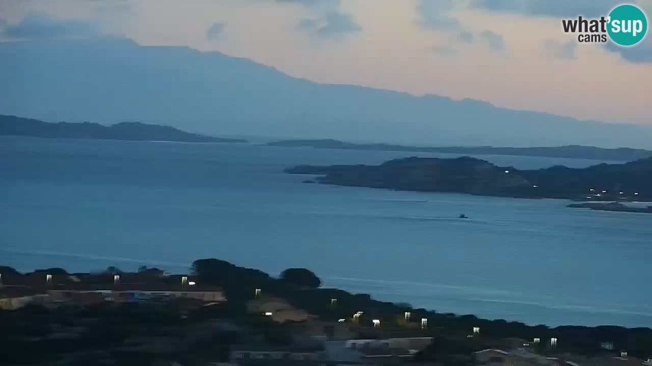 Sardinija v živo spletna kamera Palau – Panoramski pogled