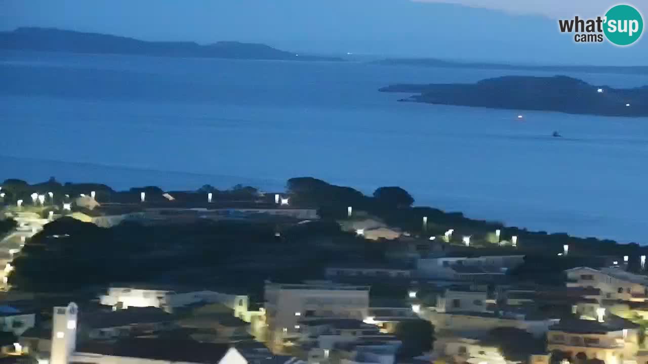 Sardinija u živo web kamera Palau – Panoramski pogled