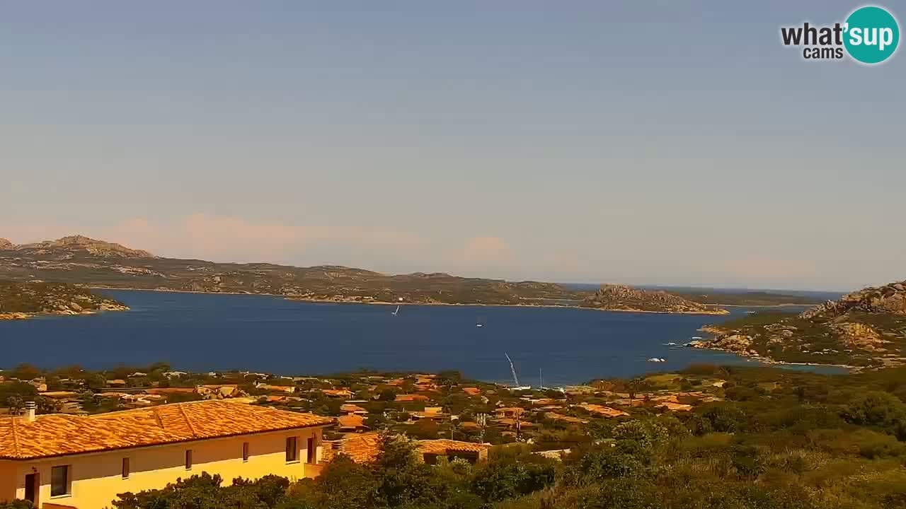 Sardinija v živo spletna kamera Palau – Panoramski pogled