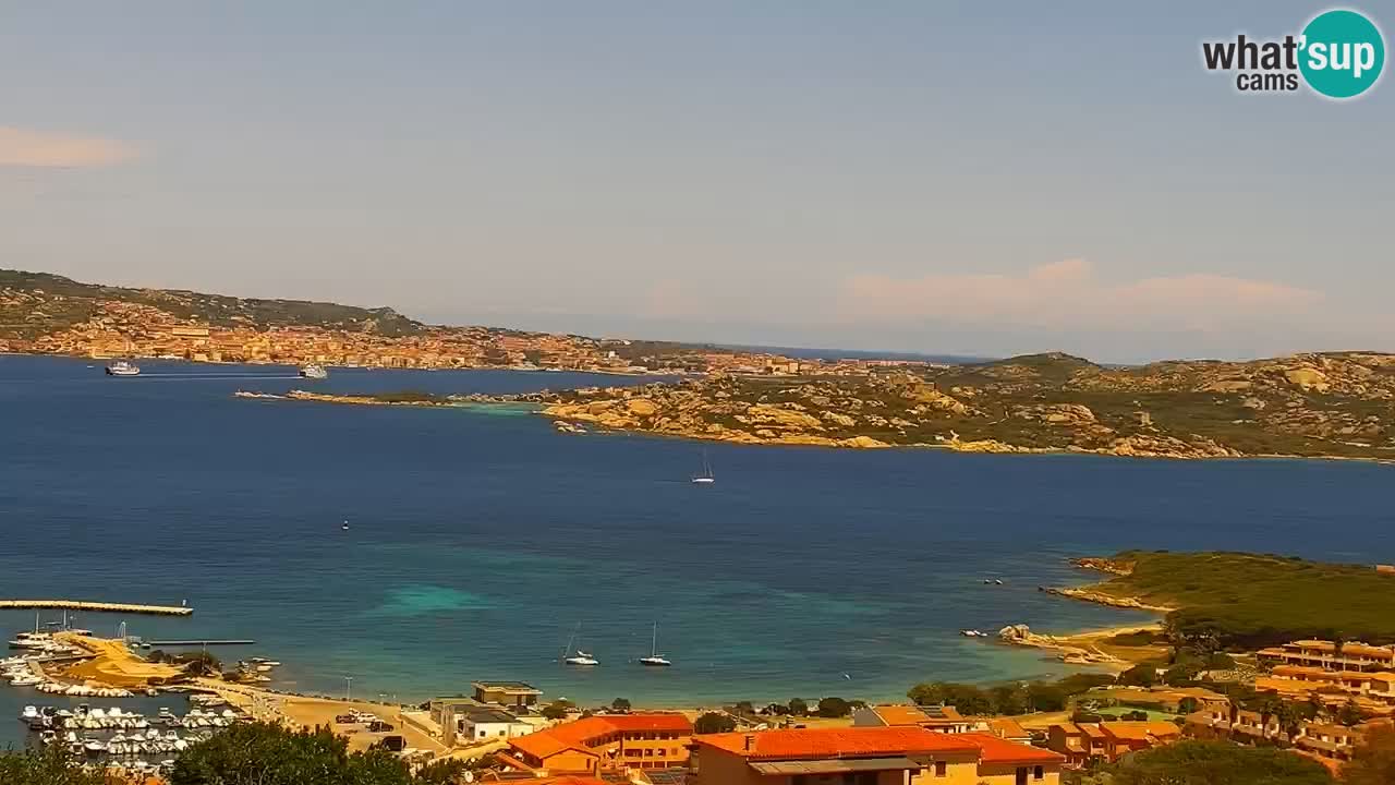 Sardinija u živo web kamera Palau – Panoramski pogled