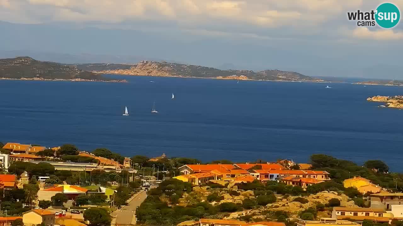 Sardinija v živo spletna kamera Palau – Panoramski pogled