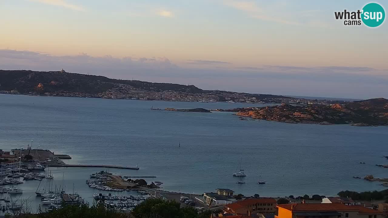 Sardinija v živo spletna kamera Palau – Panoramski pogled