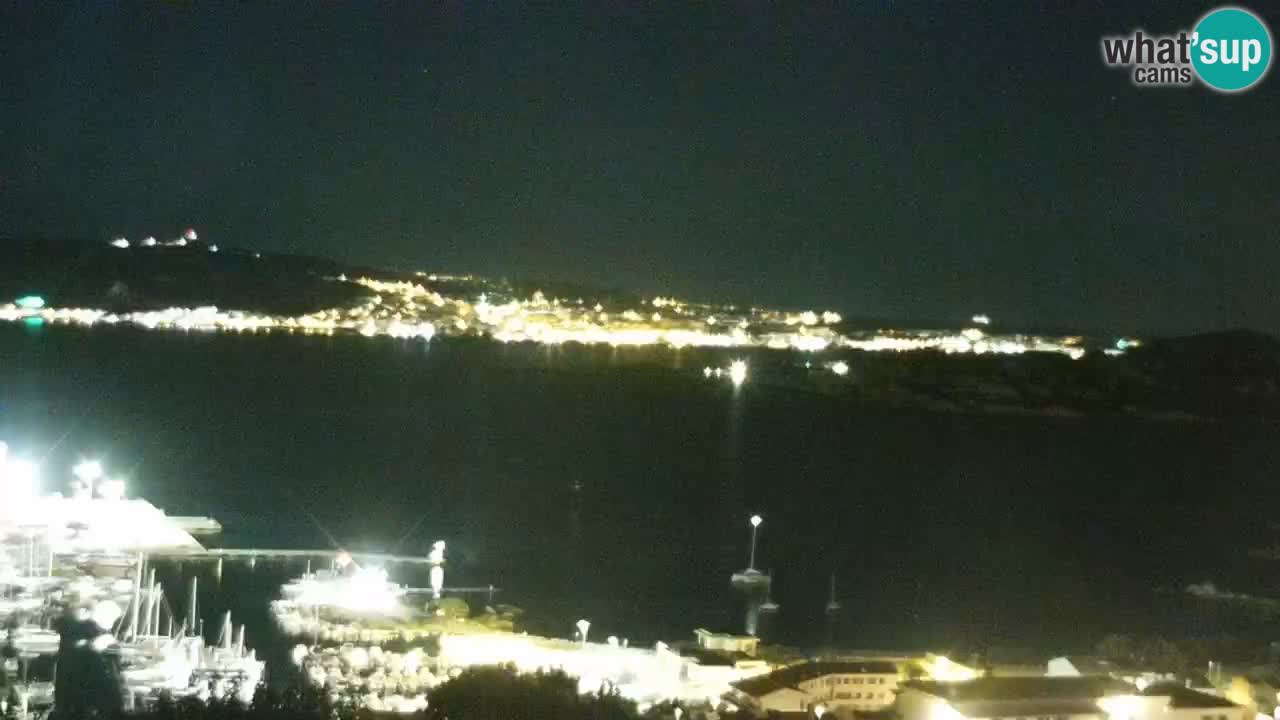 Sardinija u živo web kamera Palau – Panoramski pogled