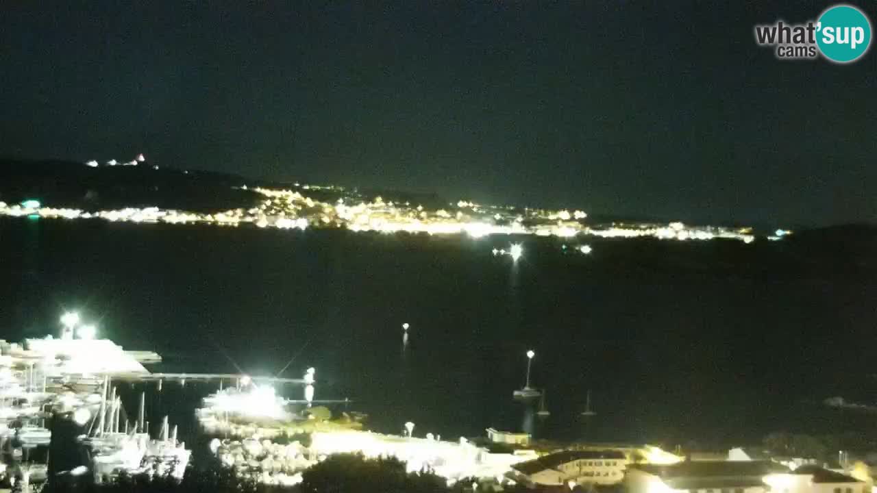 Sardinija v živo spletna kamera Palau – Panoramski pogled