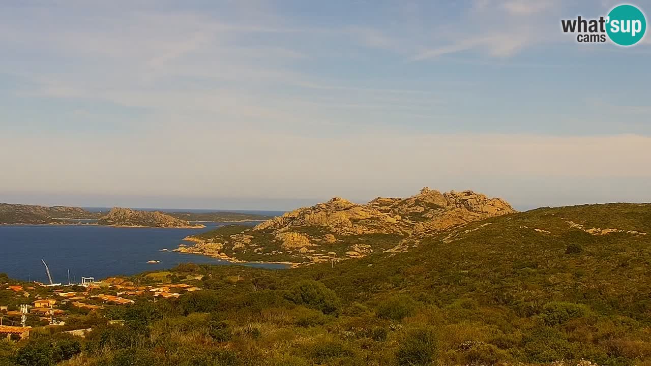 Sardinija v živo spletna kamera Palau – Panoramski pogled