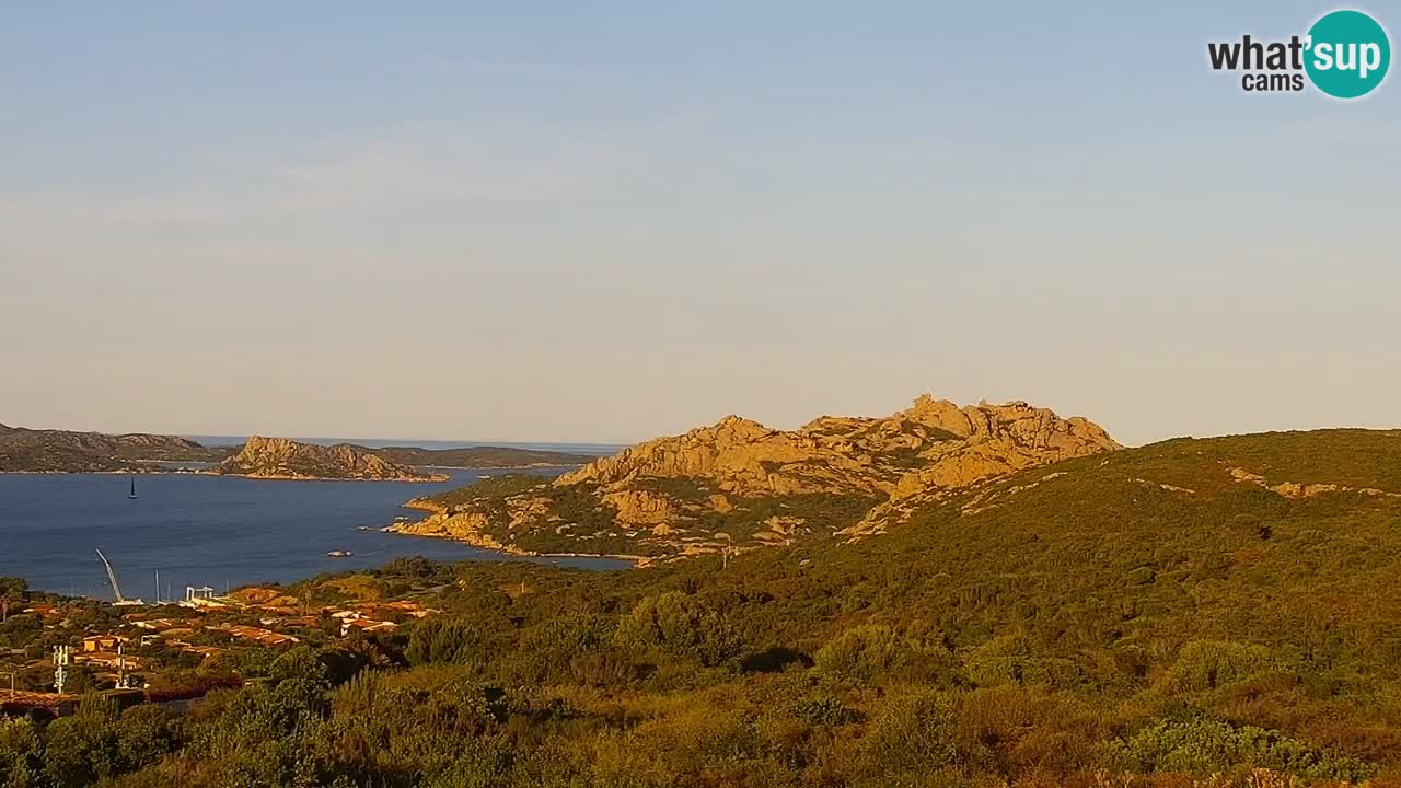 Sardinija u živo web kamera Palau – Panoramski pogled