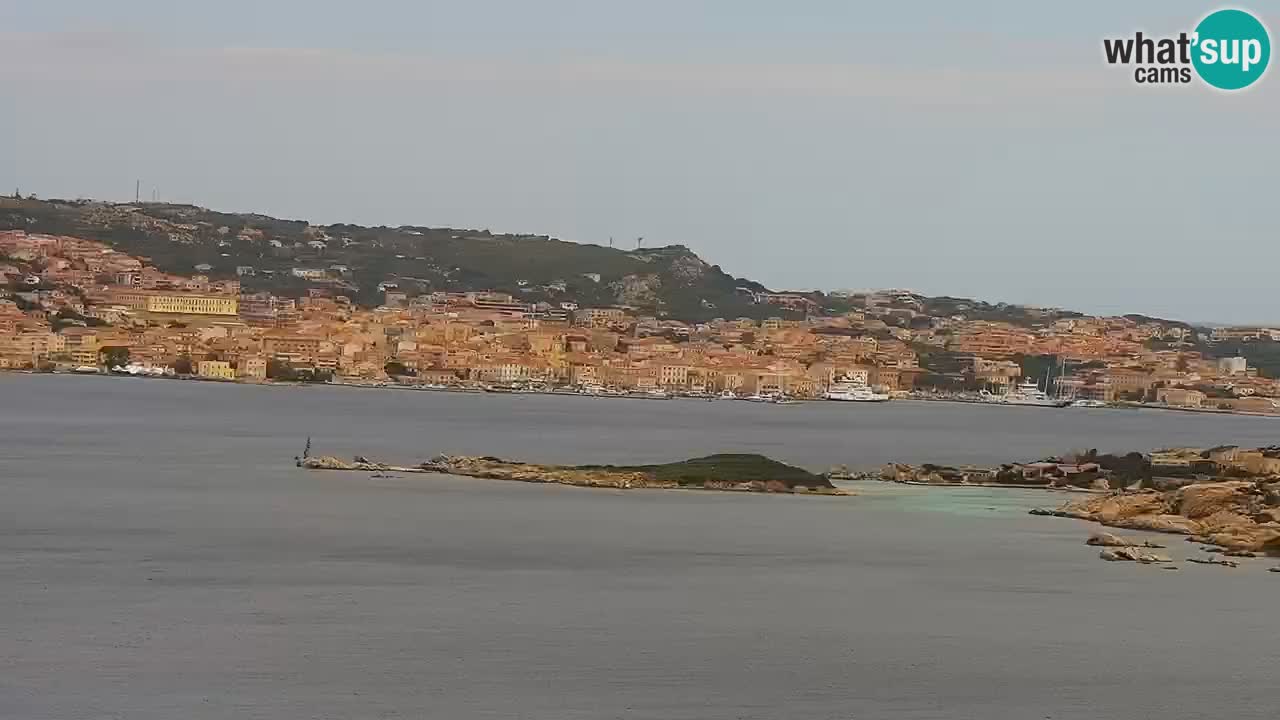 Sardinija u živo web kamera Palau – Panoramski pogled