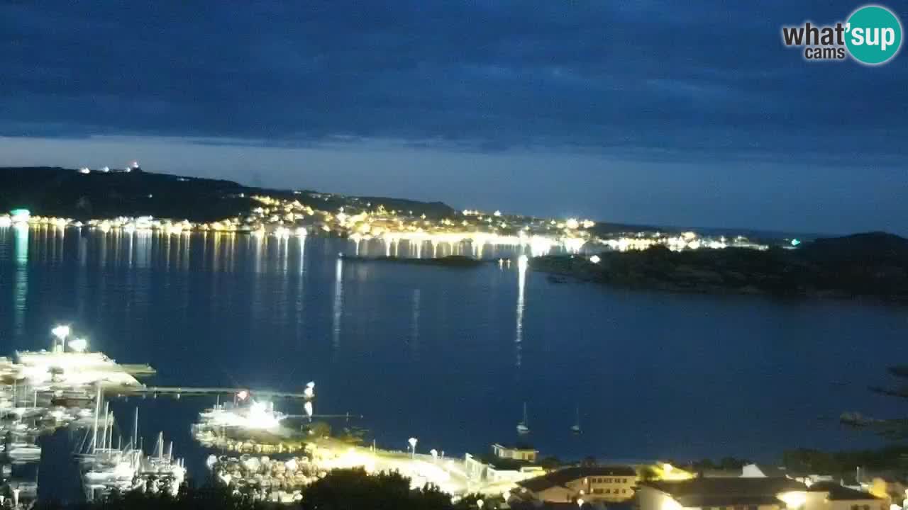 Sardinija v živo spletna kamera Palau – Panoramski pogled