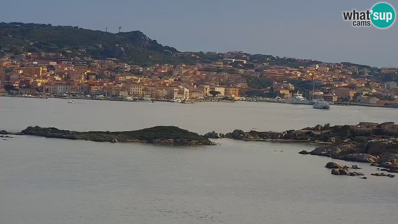 Sardinija u živo web kamera Palau – Panoramski pogled