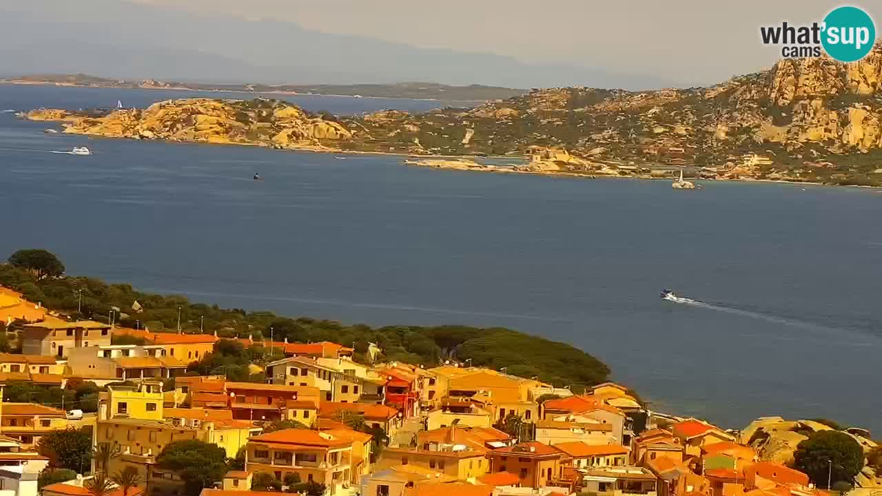 Sardinija v živo spletna kamera Palau – Panoramski pogled