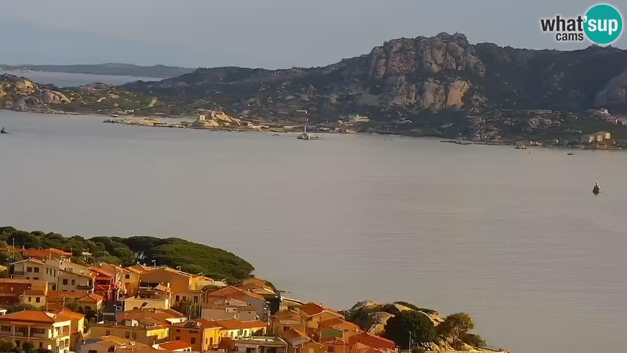 Sardinija v živo spletna kamera Palau – Panoramski pogled