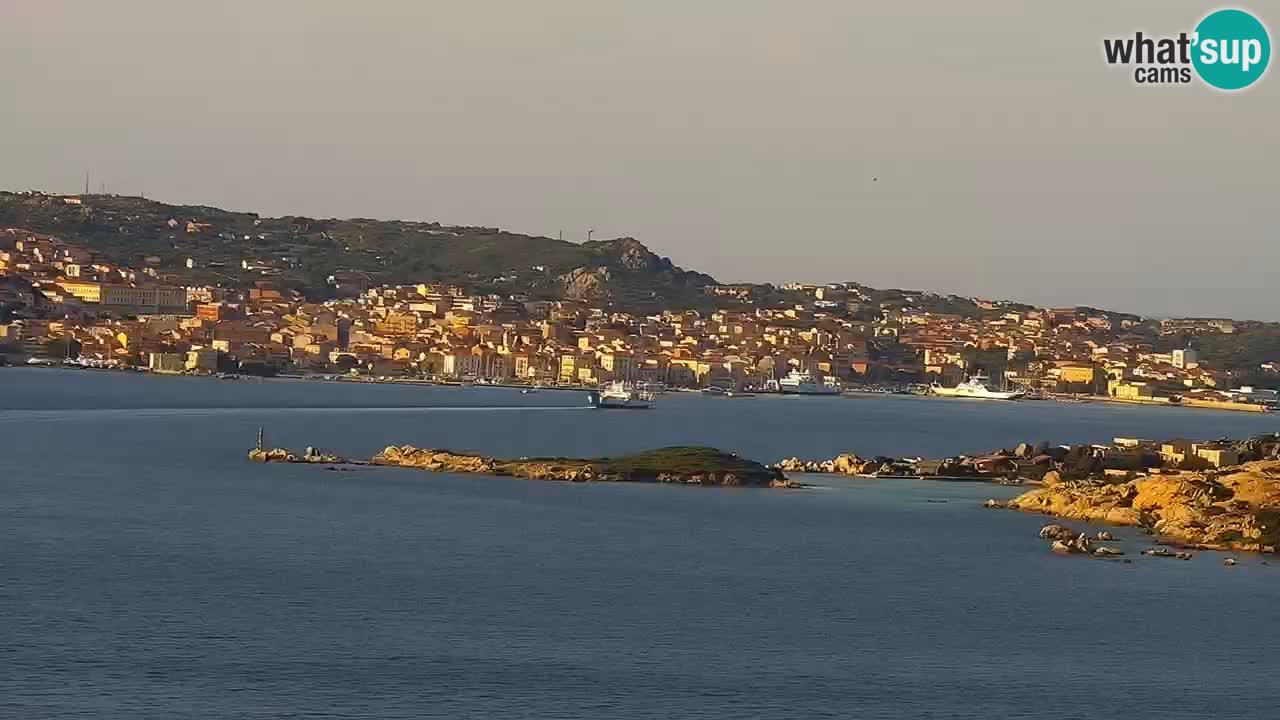 LIVE Sardinia webcam Palau – Panorama impresionante