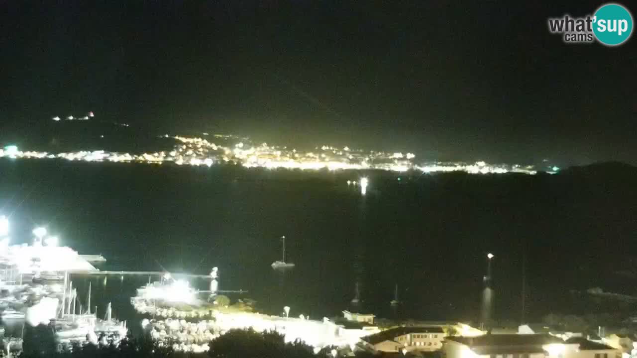 Sardinija v živo spletna kamera Palau – Panoramski pogled