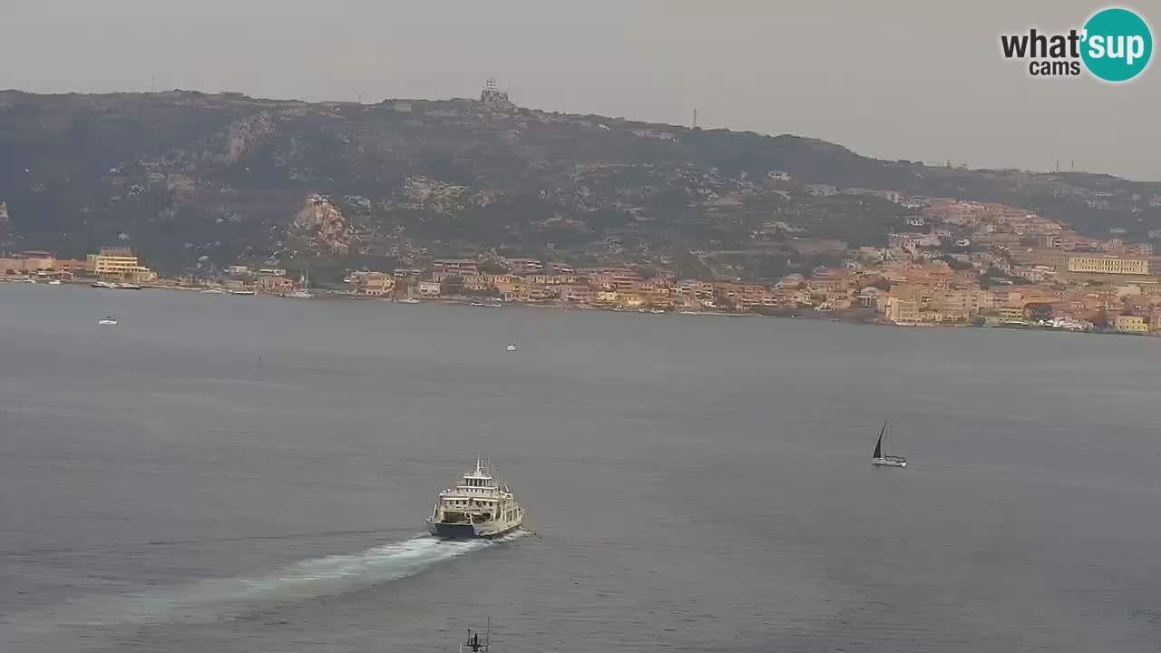 LIVE Sardinia webcam Palau – Panorama impresionante