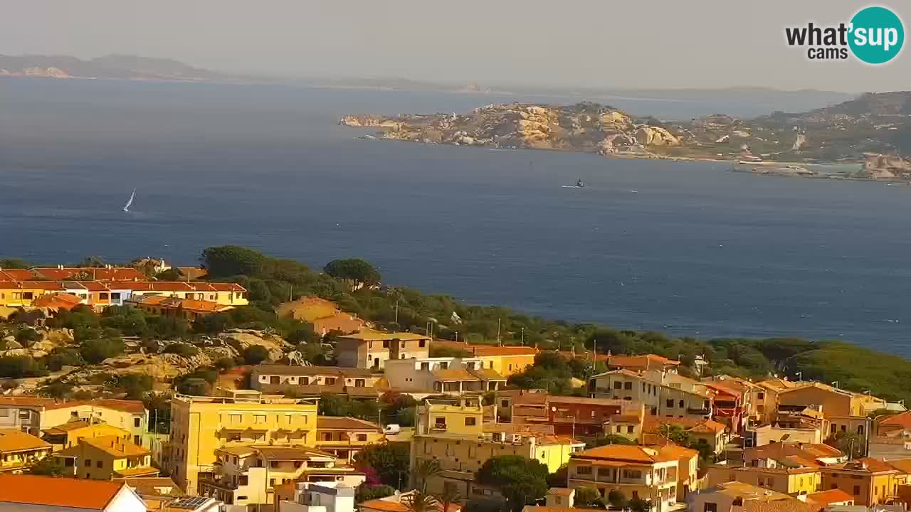 Sardinija v živo spletna kamera Palau – Panoramski pogled