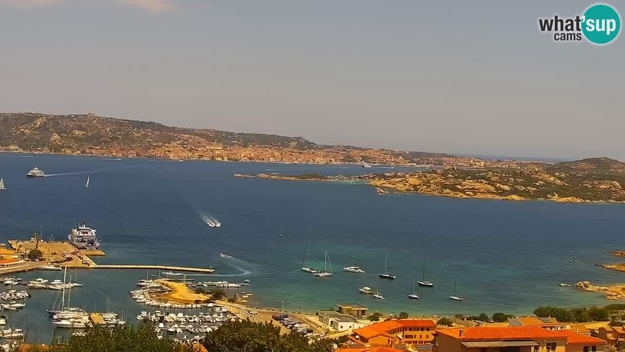LIVE Sardinia webcam Palau – Panorama impresionante