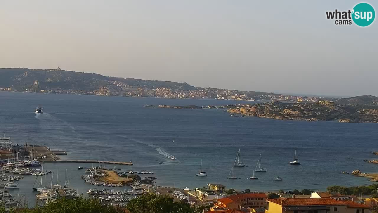 LIVE Sardinia Webcam Palau – Panoramic View