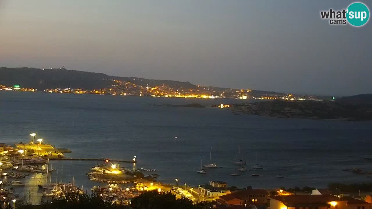 LIVE Sardinien webcam Palau – Panoramablick