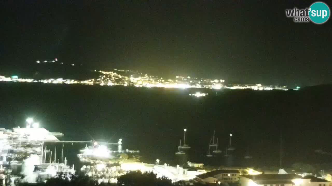 Sardinija u živo web kamera Palau – Panoramski pogled