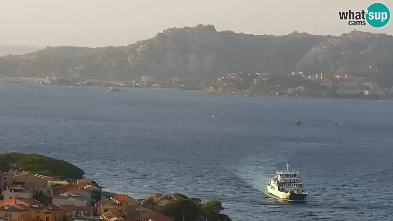 Sardinija v živo spletna kamera Palau – Panoramski pogled