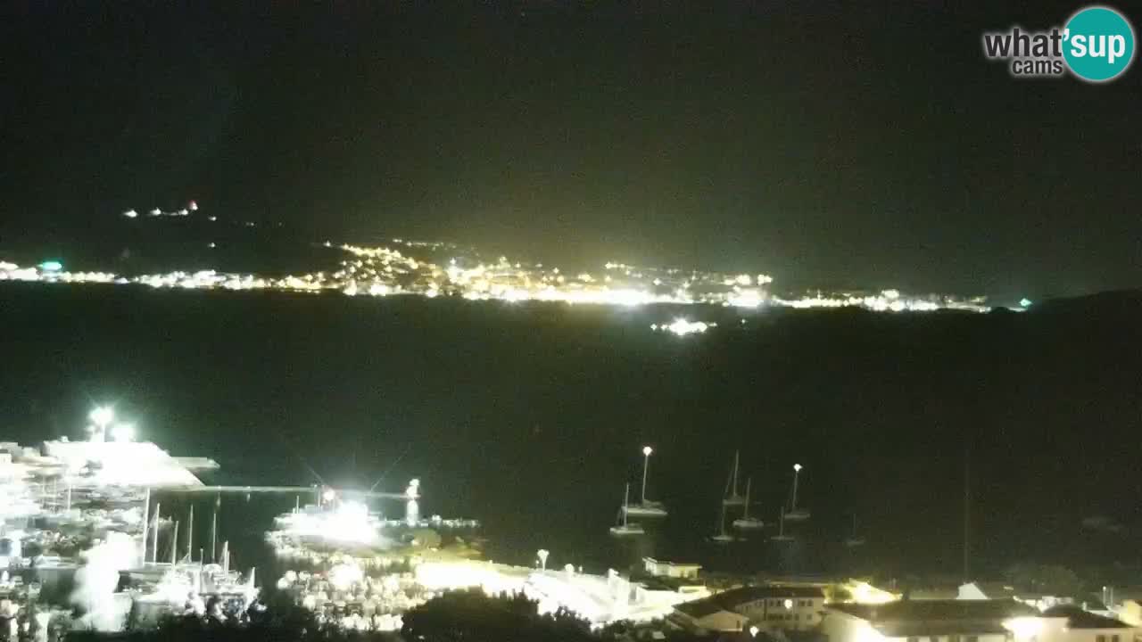 Sardinija u živo web kamera Palau – Panoramski pogled