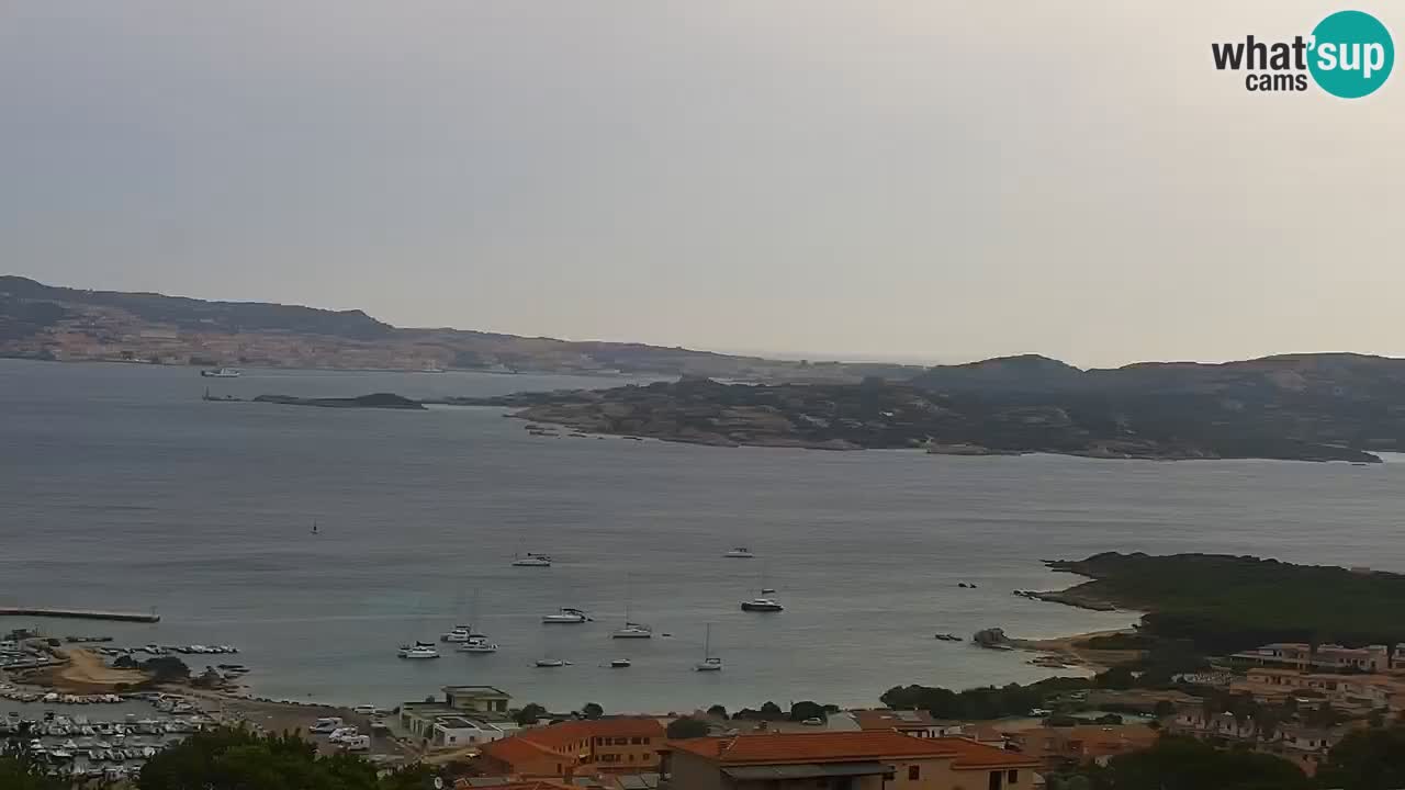 Sardinija u živo web kamera Palau – Panoramski pogled