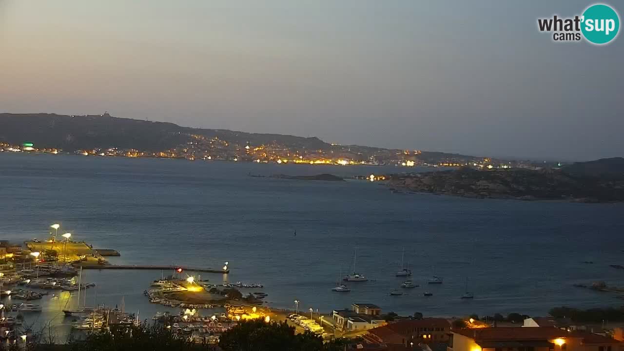 LIVE Sardinien webcam Palau – Panoramablick