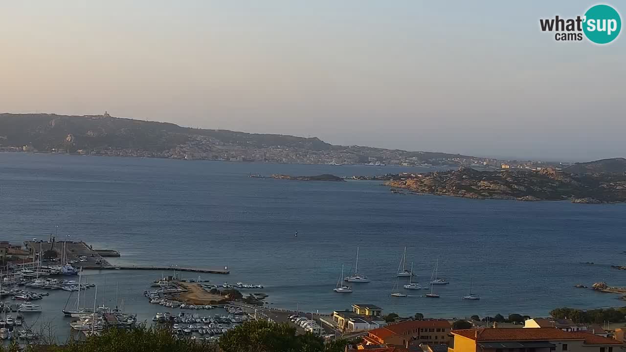Sardinija u živo web kamera Palau – Panoramski pogled