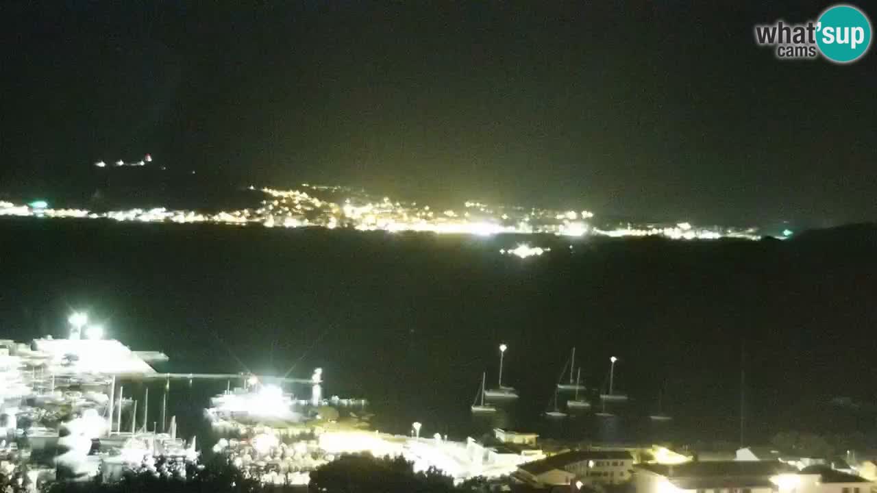 Sardinija u živo web kamera Palau – Panoramski pogled