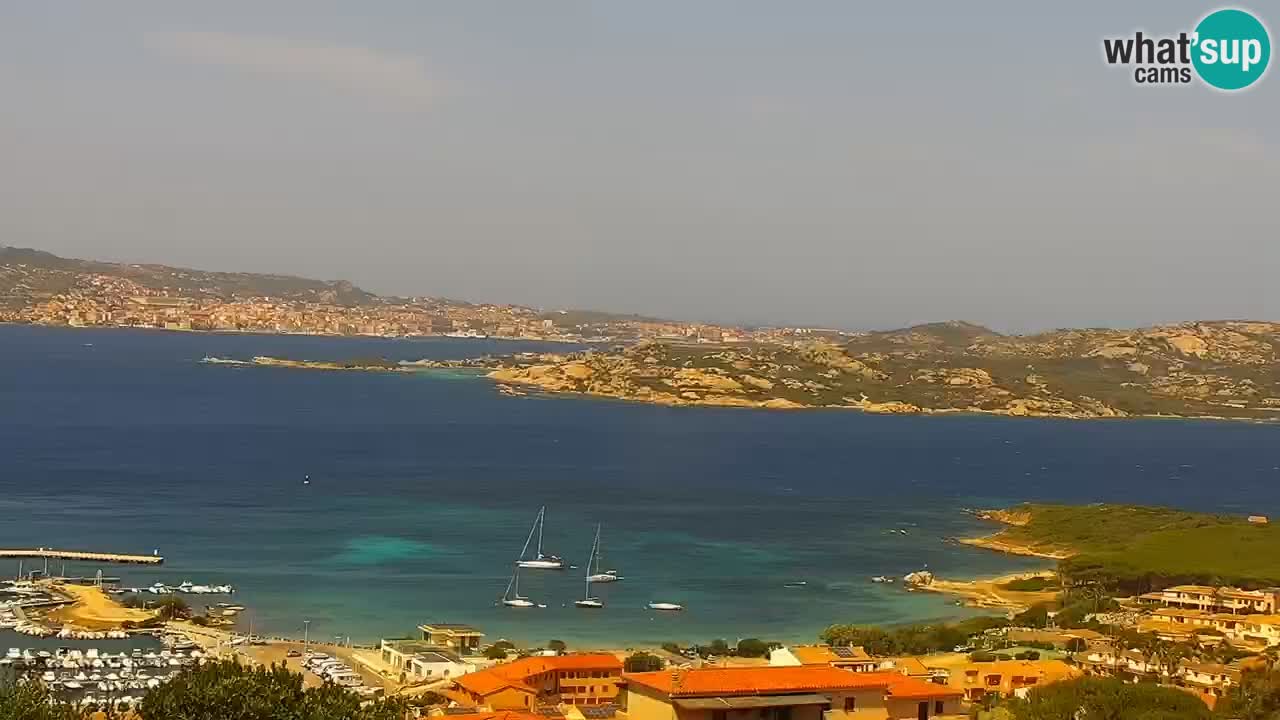 LIVE de la Sardaigne livecam Palau – Superbe panorama