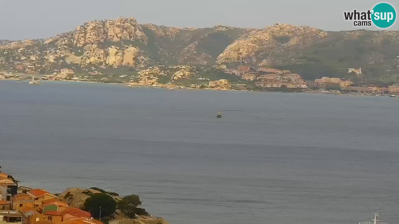 Sardinija v živo spletna kamera Palau – Panoramski pogled