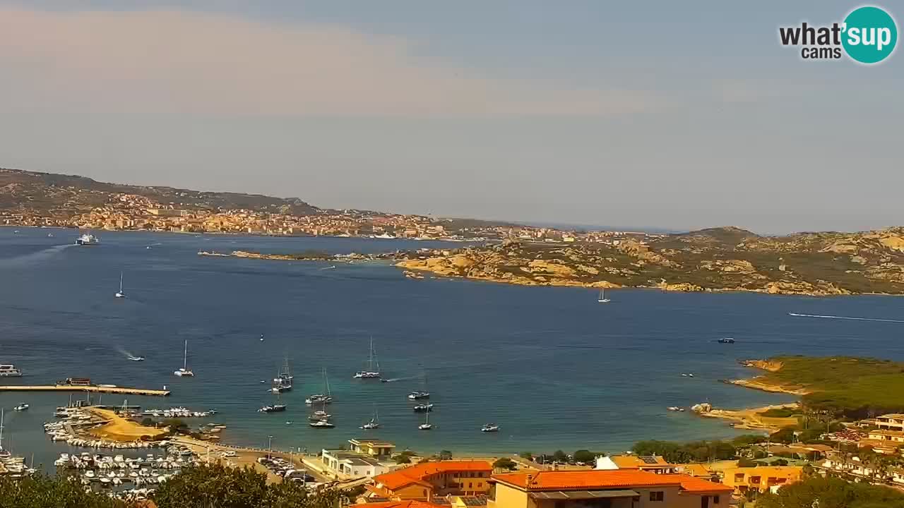 Sardinija v živo spletna kamera Palau – Panoramski pogled