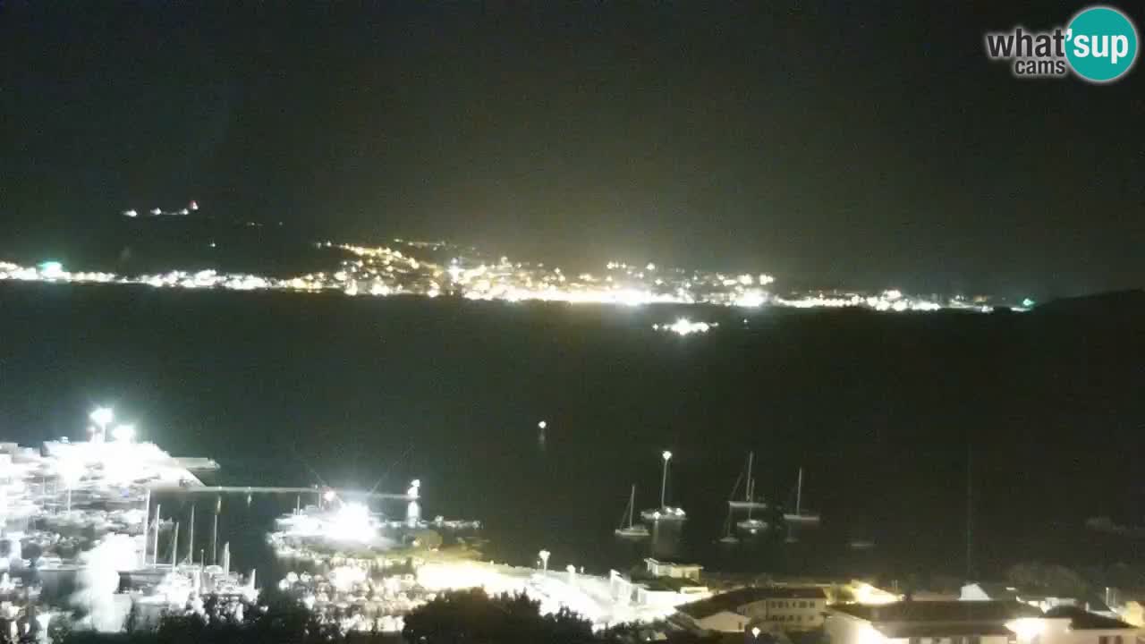 Sardinija v živo spletna kamera Palau – Panoramski pogled