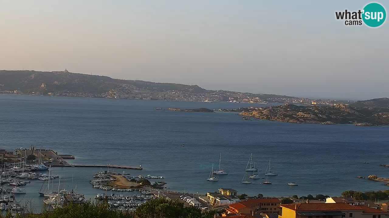 LIVE Sardinia webcam Palau – Panorama impresionante